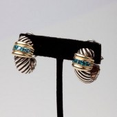 DAVID YURMAN TOPAZ SHRIMP EARR