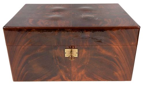 DAVIDOFF BRASS MOUNTED MAHOGANY