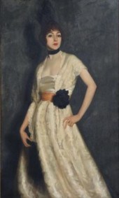 DAVIS Cecil Clark. Oil on Canv