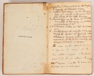 [Davy, Charles] Conjectural