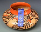 DAWN NAVASIE/HOPI POTTERY JAR,