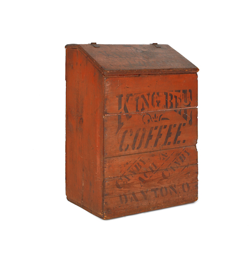 Dayton Ohio painted wooden coffee