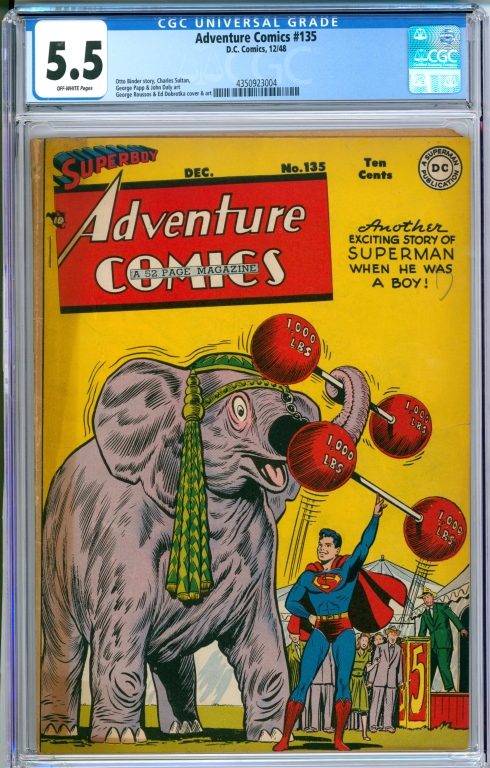 DC COMICS ADVENTURE COMICS #135 CGC