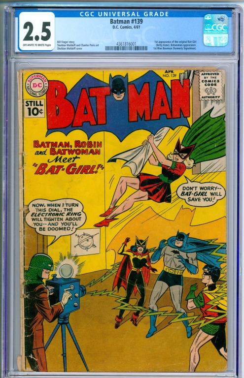 DC COMICS BATMAN #139 CGC 2.5