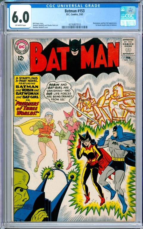 DC COMICS BATMAN #153 CGC 6.0