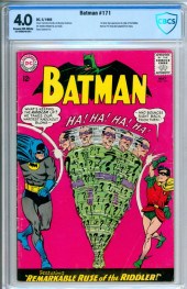 DC COMICS BATMAN #171 CBCS 4.0