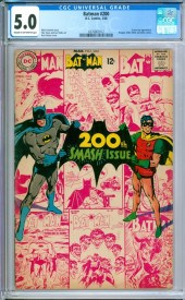 DC COMICS BATMAN #200 CGC 5.0