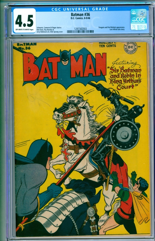 DC COMICS BATMAN #36 CGC 4.5 United