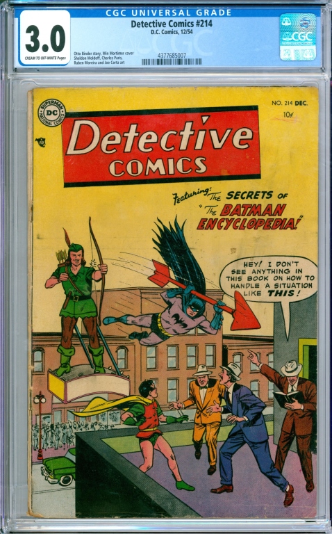 DC COMICS DETECTIVE COMICS #214 CGC