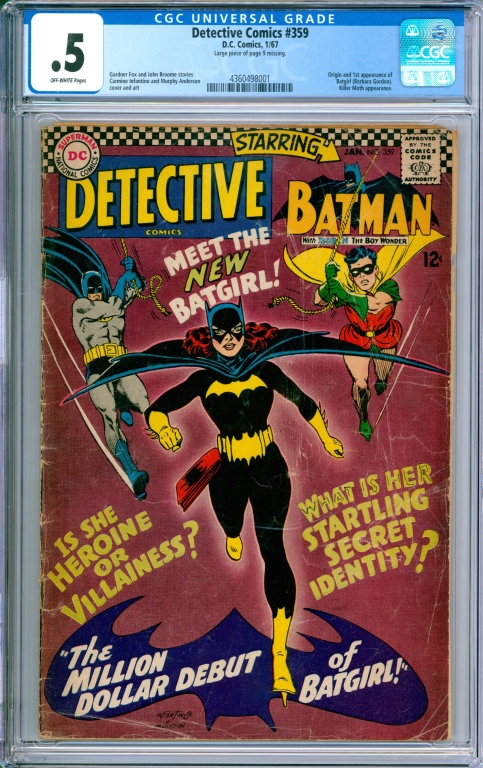 DC COMICS DETECTIVE COMICS #359 CGC