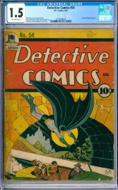 DC COMICS DETECTIVE COMICS #54