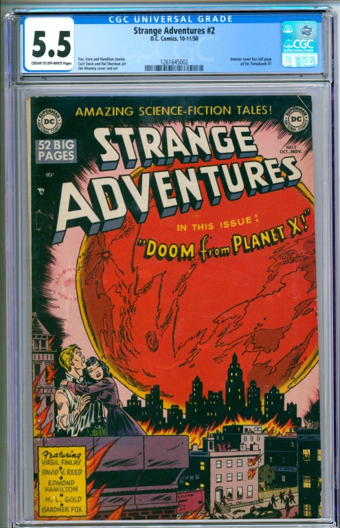 DC COMICS STRANGE ADVENTURES #2 CGC