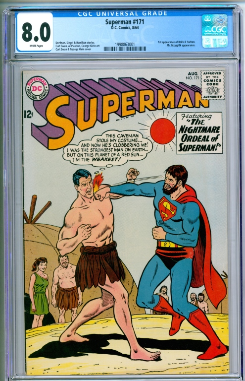 DC COMICS SUPERMAN #171 CGC 8.0