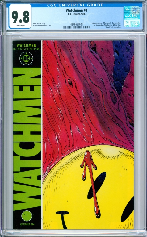 D.C. COMICS WATCHMEN #1 CGC 9.8