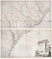 DE BRAHM/FADEN - MAP OF SOUTH