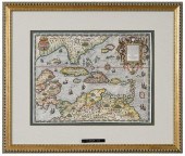 DE BRY/BENZONI - MAP OF FLORID