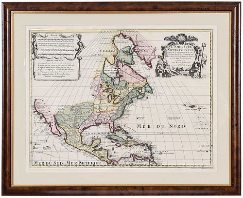 DE L'ISLE/OTTENS - 18TH CENTURY MAP