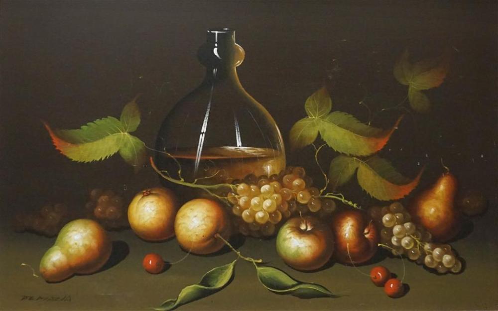 DE MAZIA, TABLE TOP STILL LIFE WITH