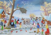 DE PAOLA (20TH C.) PAINTING WI