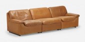 De Sede. Sofa. c. 1980, leathe