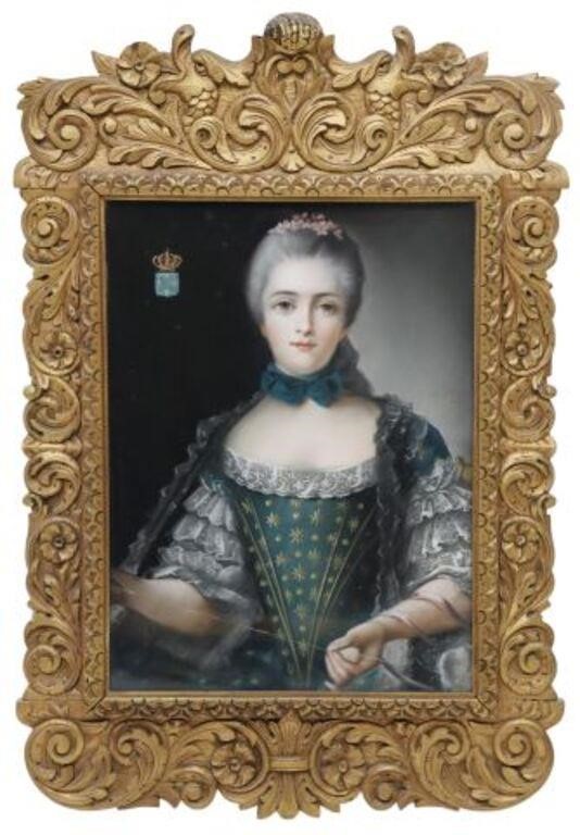 DE TROY PASTEL DRAWING MADAME