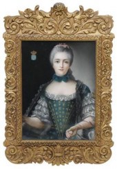 DE TROY PASTEL DRAWING MADAME