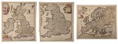 DE WIT - THREE MAPS OF EUROPE,