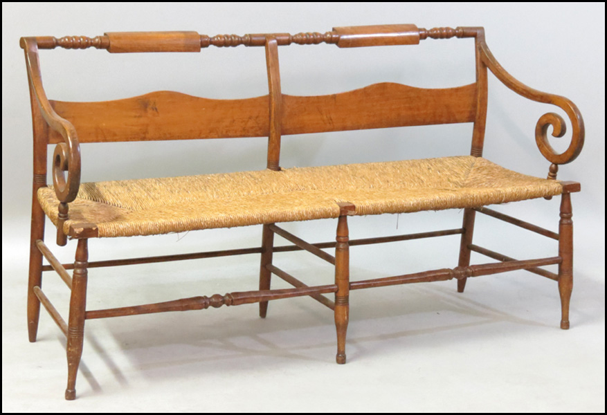 DEACON'S BENCH. H: 34'' W: 62''