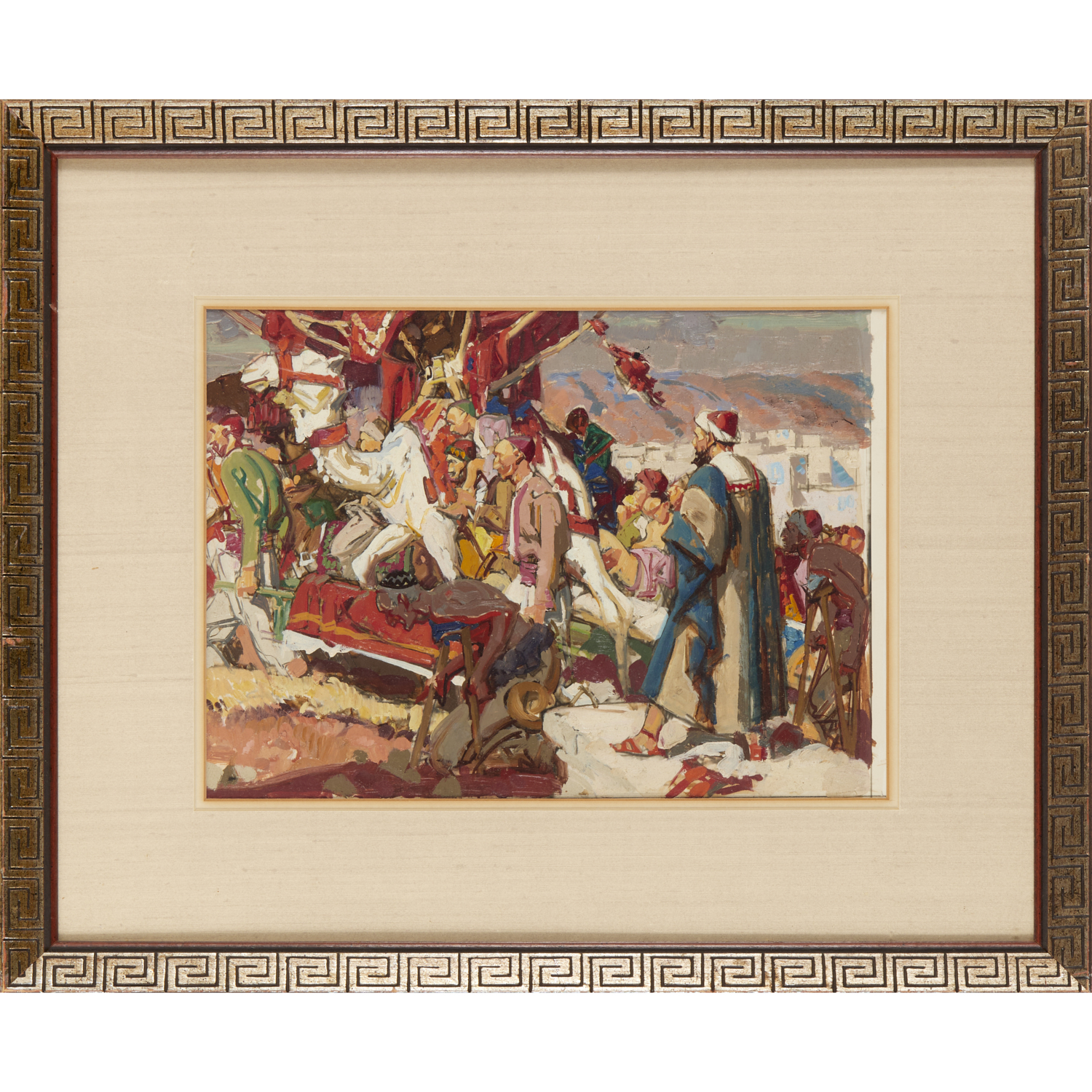 DEAN CORNWELL, OIL ON BOARD Dean