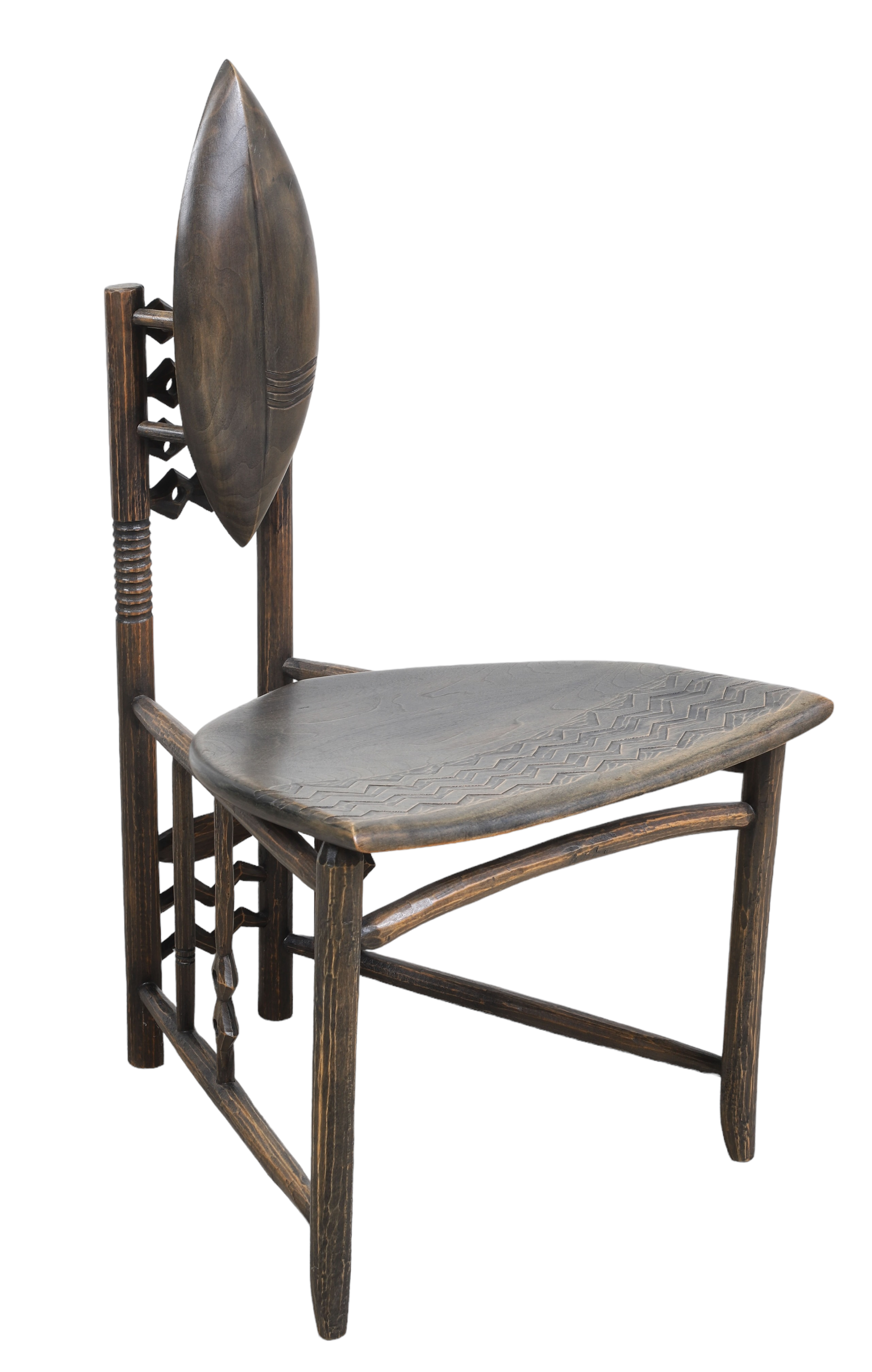Dean Pulver African carved chair,