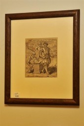 DEATH DANCE ENGRAVING AFTER MA