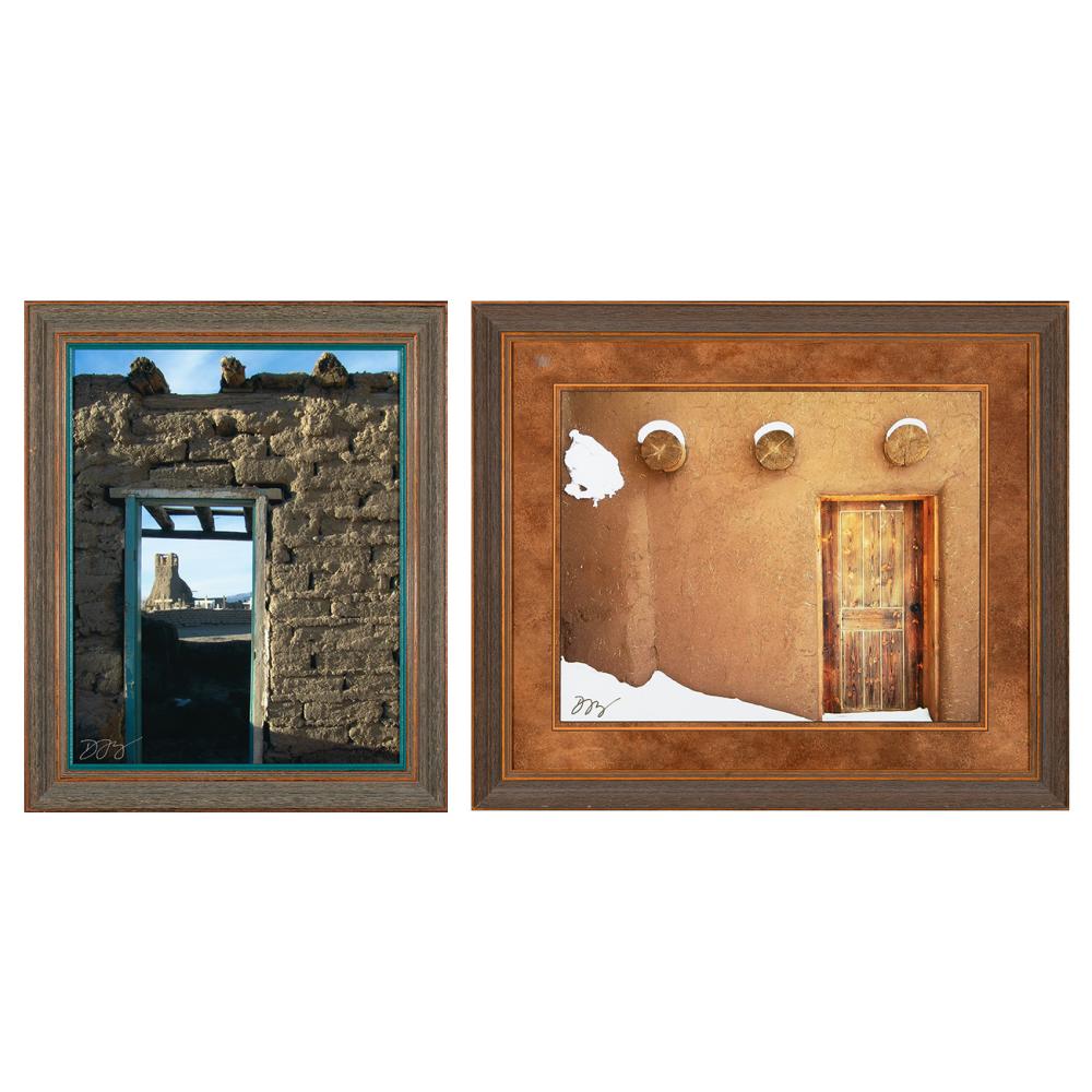 DEBBIE LUJAN, PAIR OF ADOBE
