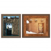 DEBBIE LUJAN, PAIR OF ADOBE VI