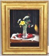 DEBORAH DEICHLER, OIL/LINEN "T