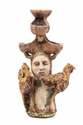 DEBRA FRITTS, 'FIGURE W/ BIRD