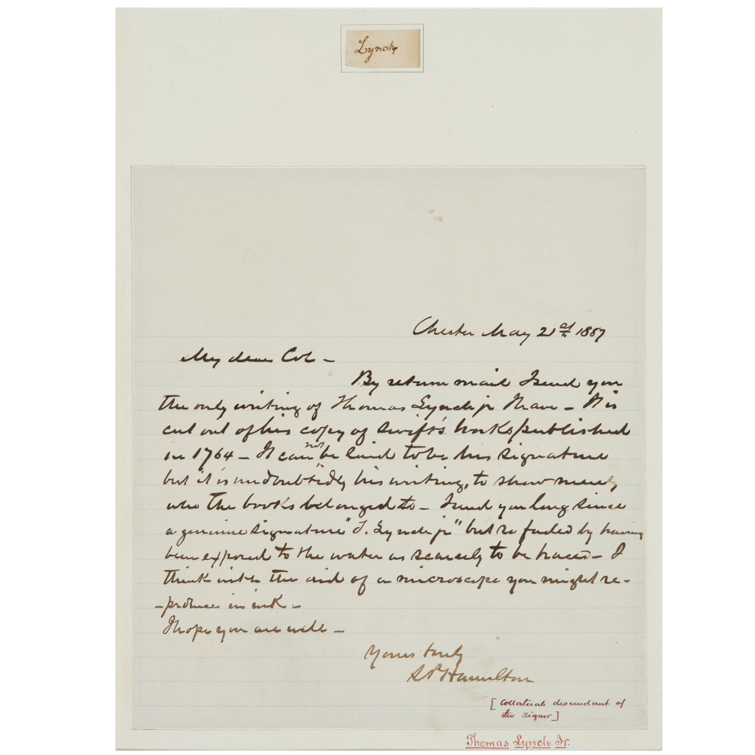 [DECLARATION SIGNERS] THOMAS
