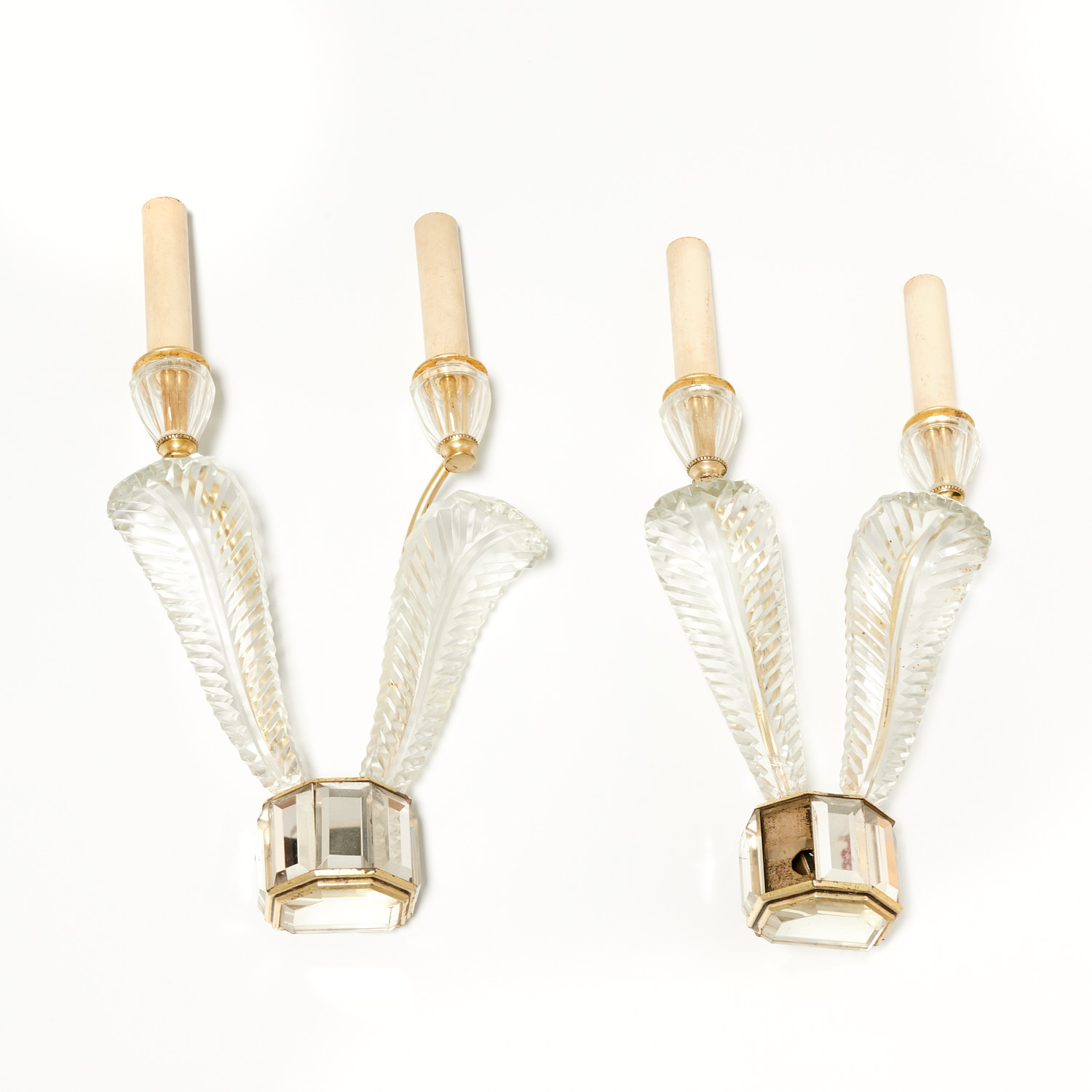 DECO CRYSTAL AND SILVERED