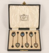 Deco English sterling silver e