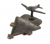 DECO ERA AIRPLANE ASHTRAY "NEW