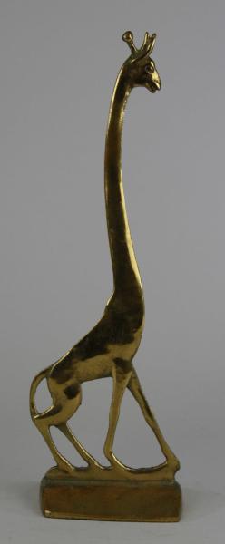 DECO GIRAFFE DOORSTOP Brass elegant