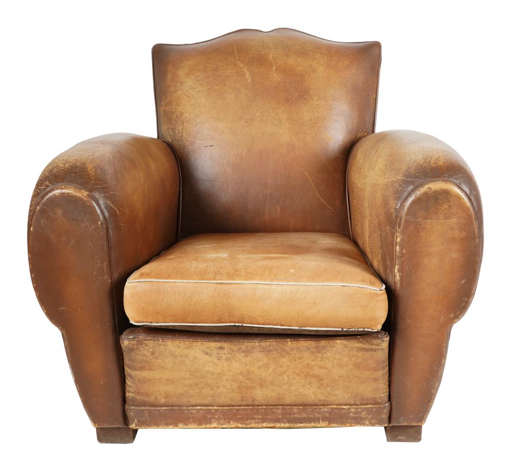 DECO LEATHER CLUB CHAIRoriginal