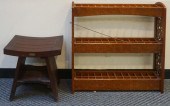 DECO TEAK OUTDOOR BENCH AND A