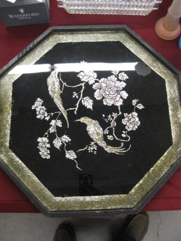 Deco Wooden Tray reverse glass