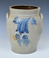 DECORATED AMERICAN STONEWARE O