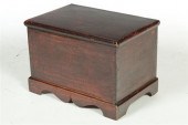 DECORATED BLANKET CHEST.  Attr