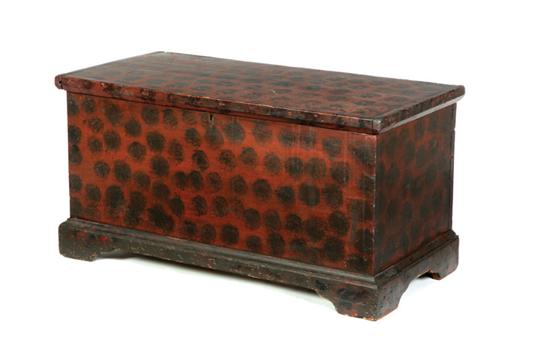***DECORATED BLANKET CHEST.  Ohio