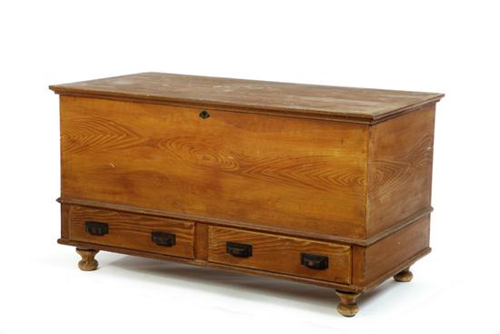 DECORATED BLANKET CHEST. 