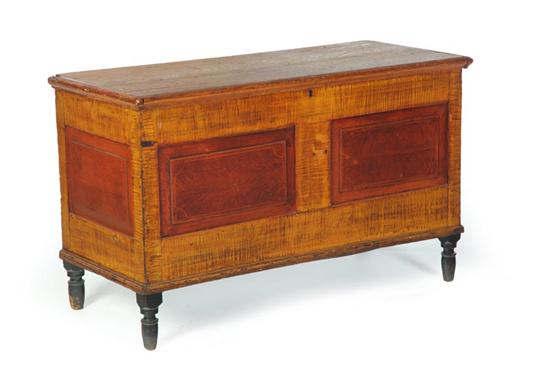 DECORATED BLANKET CHEST. 