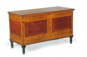 DECORATED BLANKET CHEST.  Prob