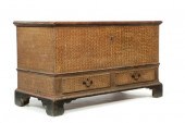 DECORATED BLANKET CHEST.  Sout